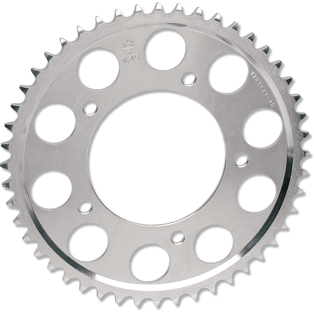 JTR1800.43 REAR REPLACEMENT SPROCKET 43 TEETH 530 PITCH NATURAL STEEL - Alhawee Motors