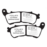 EBC BRAKE PAD FA640-HH SERIES SINTERED META FA640HH