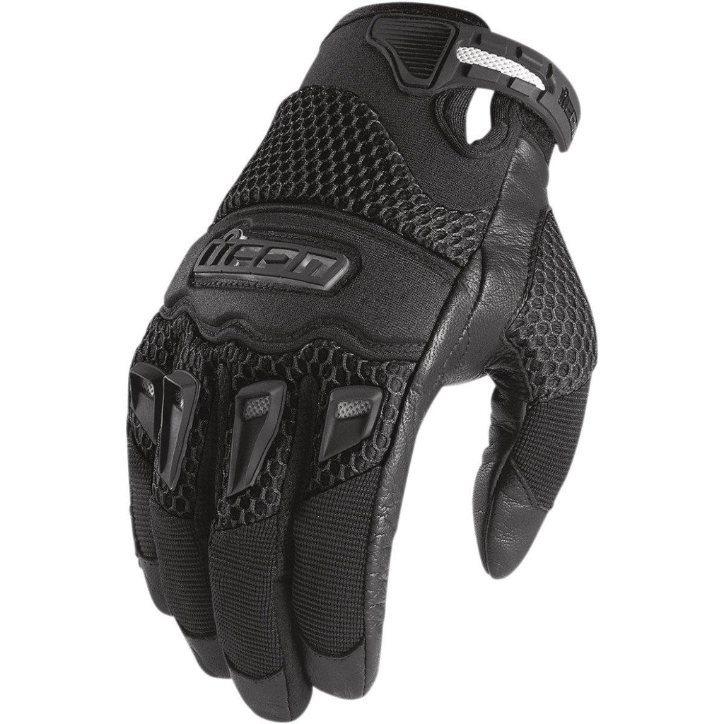 ICON GLOVE 29ER CE BLACK - Alhawee Motors