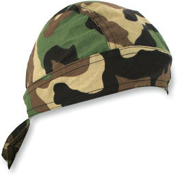 ZAN HEADGEAR HEADWRAP FLYDANNA® WOODLAND CAMO ONE SIZE