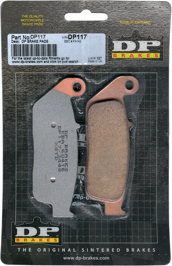 DP BRAKES BRAKE PAD HON/SUZ/TRI FRT