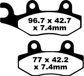 EBC - EBC DISC PAD SET