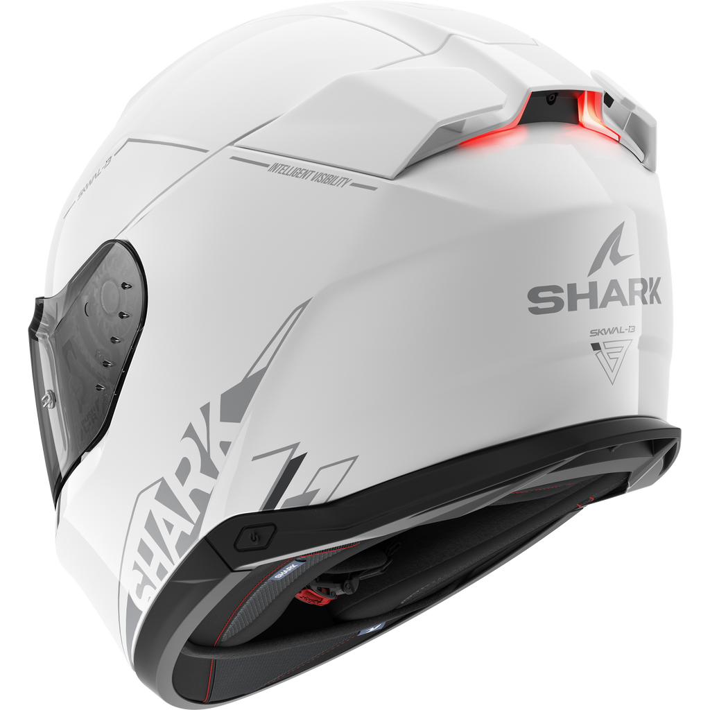 SHARK SKWAL i3 BLANK SP HELMET WHITE SILVER ANTHRACITE