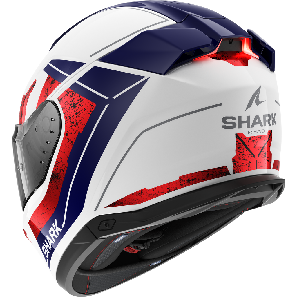 SHARK SKWAL i3 RHAD HELMET WHITE CHROM RED