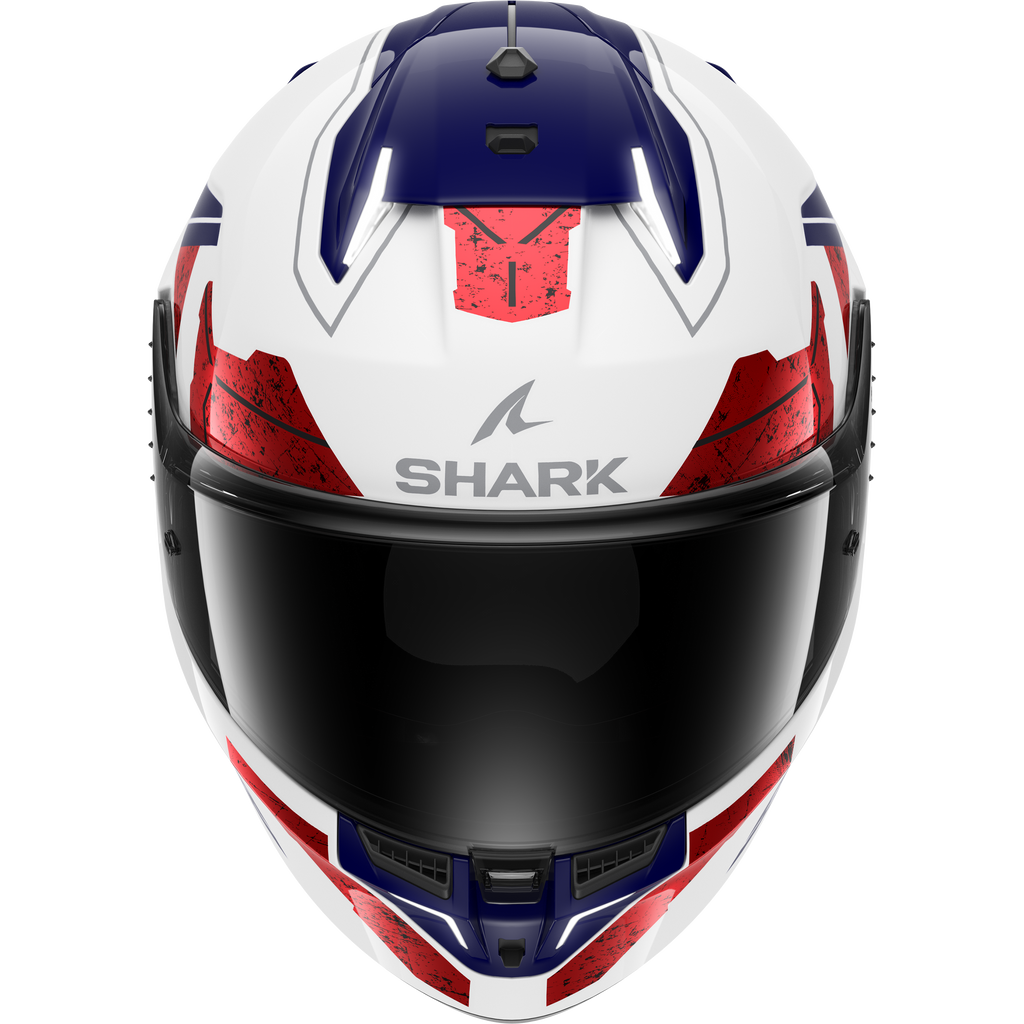 SHARK SKWAL i3 RHAD HELMET WHITE CHROM RED